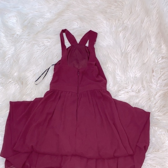 Lulus merlot color formal maxi dress size small - Picture 7 of 11